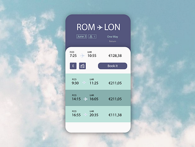 Daily UI #68 - Flight Search airplane dailyui design flight flight booking flight search graphic graphicdesign illustrator sky travel traveling ui uidesign vector