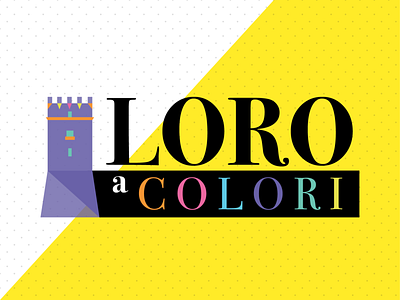 Loro a Colori - Logo Design branding design event event logo graphic graphicdesign illustrator logo official typography vector