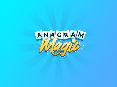 Anagram Magic Logo alexa amazon echo anagram brain games logo magic scrabble voice game word game