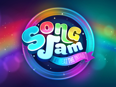 Song Jam x Beat the Intro - Alexa Game alexa beat design game jam logo music skills song ui