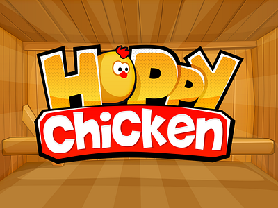 Hoppy Chicken Logo hoppy chicken logo mobile game