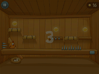 Hoppy Chicken - Ingame android arcade chicken coop game hen house hoppy chicken ios ipad iphone ipod mobile puzzle