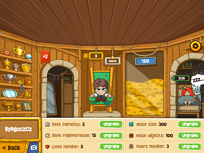 Maze Bandit - My Castle achievements bedroom castle game mobile princess safe seat wardrobe