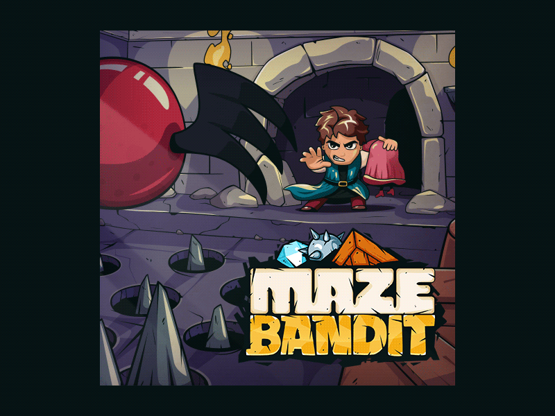 Support Maze Bandit on Steam Greenlight! animation game greenlight icon maze bandit steam