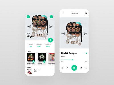 Daily UI Challenge #09: Music Player Concept