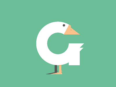 G for goose character characterdesign design drawing graphic illustration timvandenbroeck timvandenbroeck.com vector