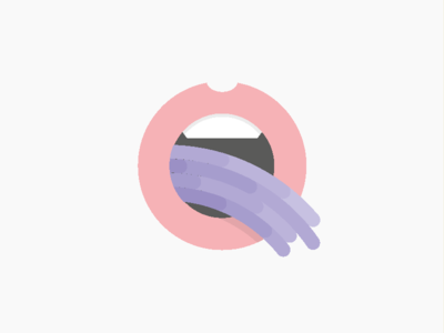 Q for queezy 36daysoftype art illustration illustrator letter lettering mouth queezy sick type vector vectorillustrator