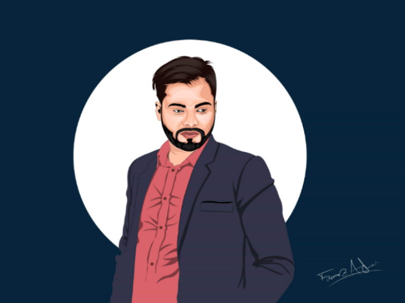 Vector face | Vector art portrait by Adnan Vlog on Dribbble