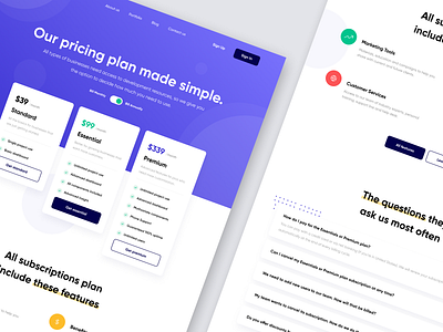 Super - Pricing Page UI Kit