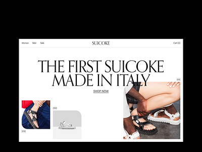 SUICOKE – 01 art direction branding design editorial editorial design layout minimal typography ui web design website