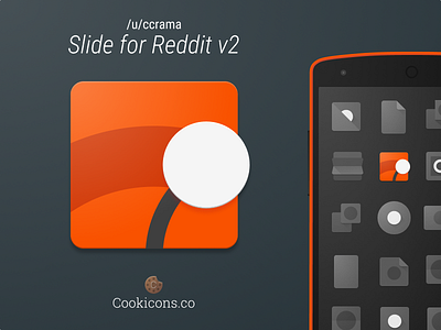 Slide For Reddit Product Icon V2