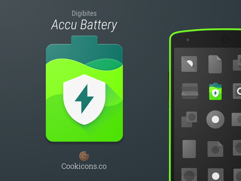 Accu Battery Product Icon by Cookicons on Dribbble