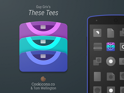 These Tees Product Icon android app icon material design shirt tshirt