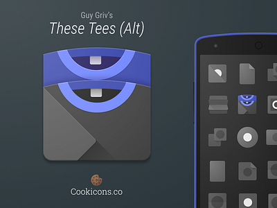 These Tees Product Icon (Alt) android app icon material design shirt tshirt