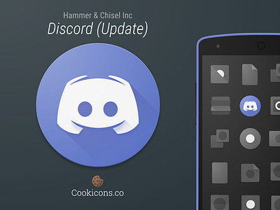 Discord Product Icon Update android app chat discord game games icon material design