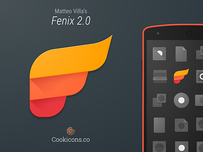 Fenix 2 Product Icon android app fenix icon iconography material design twitter