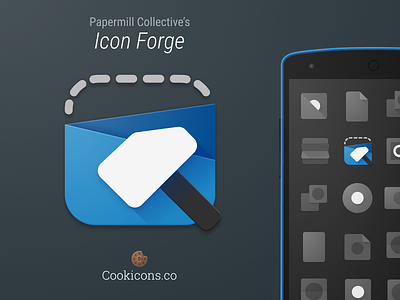 Icon Forge Product Icon android app icon iconography material design