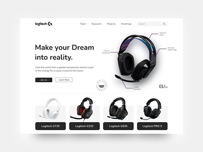 Logitech-G Web Design Concept.