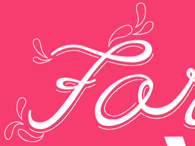 Valentine Rough Comp 2 illustrator pink typography valentine white