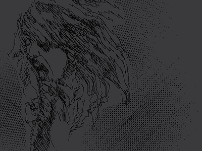 White Lung 3 illustration illustrator movement portrait texture