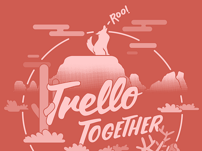 Trello Together illustration illustrator trello typography vector