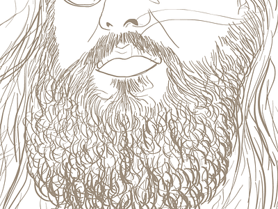 Beardo beard illustration illustrator