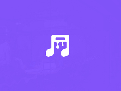 Logo Design: music note + jar