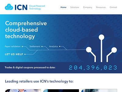 ICN Rebrand and Website Design art direction graphic design web