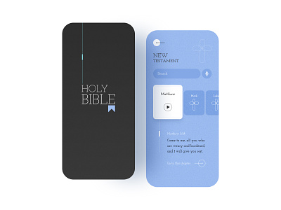 Holy Bible | App design