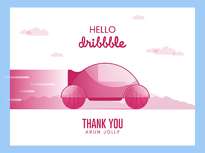Debut debut dribbble hello thank