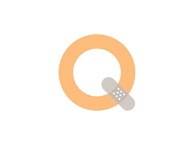 Quick Aid - Letter Q branding golden ratio icon letter logo monogram q symbol typography