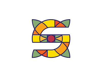 Square Garden - Letter S icon letter letter s logo logo s symbol typography