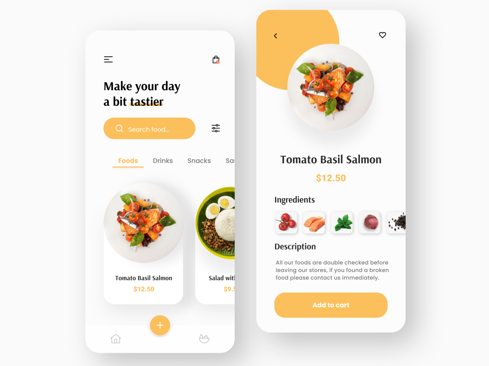 Food Delivery App by Alina Berdii on Dribbble