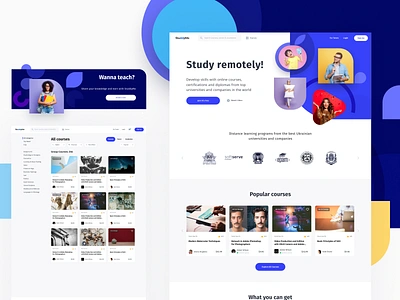 StuddyMo app course design interface study ui ux web