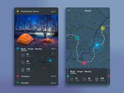 Camp Route