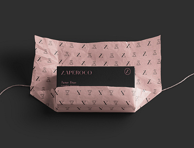 Zaperoco - Business Card branding business card business card design fashion wrapping paper