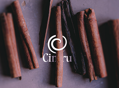 Cintru logo branding cinnamon cintru logo product