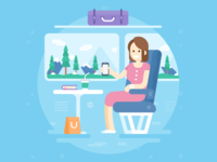 On the move - illustration