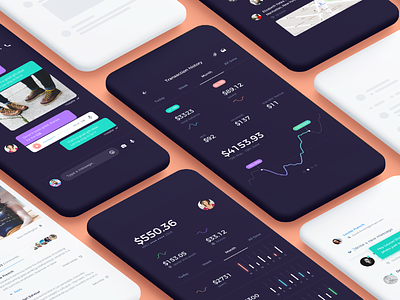 Atro Mobile UI Kit [preview] design flat free icons interaction ios kit material preview sketch ui ux