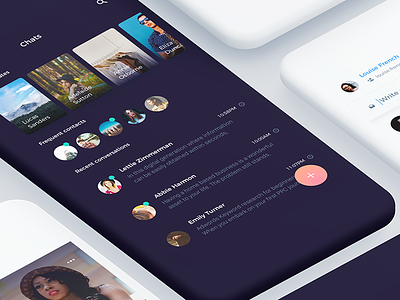 Atro Mobile UI Kit [preview] clean design flat icons interaction ios material psd sketch ui ux