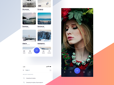 Viewfinder app atro camera figma gallery interaction ios mobile mobile ui kit photo project search sketch ui ui kit ui8 ux video viewfinder xd