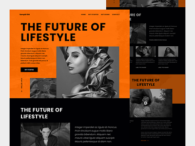 Landing page - Orange