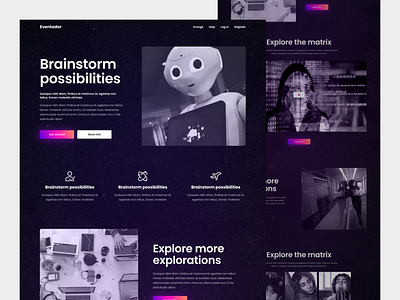 Landing page - Spacey