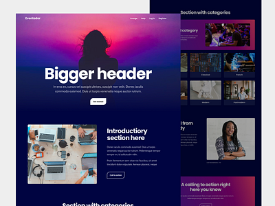 Landing page - Bluey