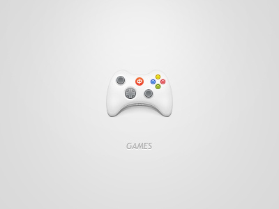 Dribbble app clean controller design gamepad games icon icons illustration iphone play sharp shiny texture vector xbox
