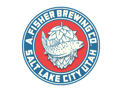 Fisher Brewery Co. Seal brewery logo