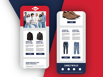 Lee Cooper HTML Emails Prototype