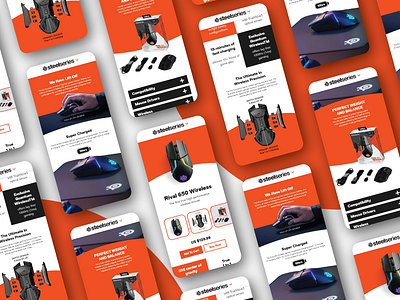 Steelseires App Design (Rival 650 wireless) app branding computer concept design games mouse mousecrafted pc steelseries ui ux web website