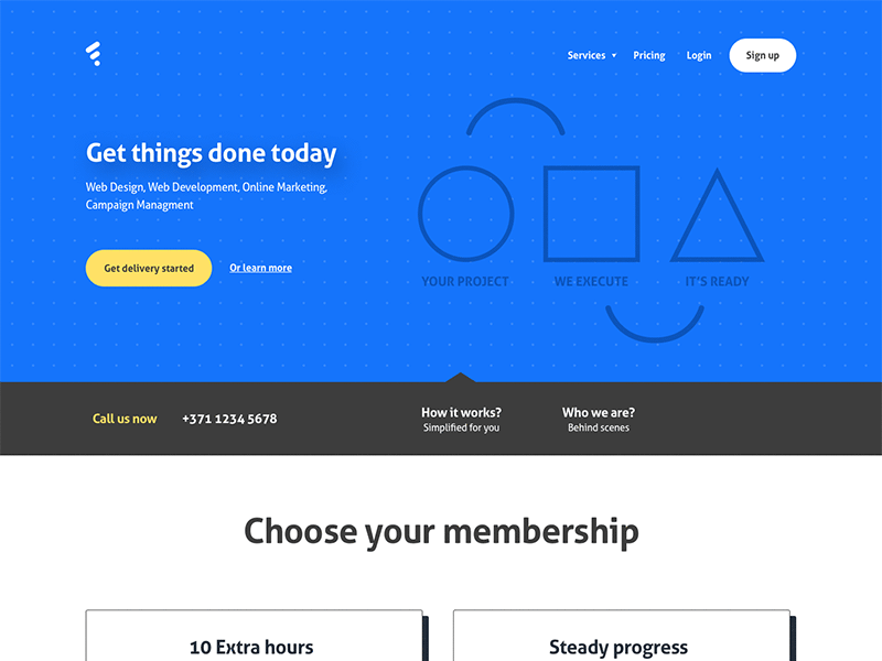 Week 12 - Landing Page Concept