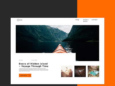 Blog Website Design Template